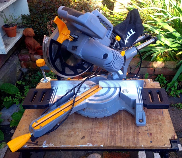 TITAN TTB794MSW 210MM Electric Single Bevel Sliding Mitre Saw 240V
