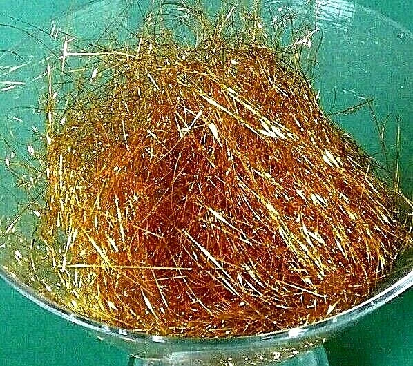 (290,--€/kg) 5 g Deko Glitzer-Gras ALT-GOLD/ROT-GOLD : Basteln, Verpacken, Deko 5