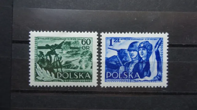 Polen 1954 / Kat. Fischer Nr. 726 - 727  Postfrisch / MNH (**)