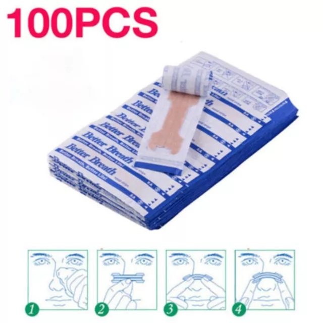 Aid Nose Breathing Patch Anti-Snoring Better Breath Nasal Strips Stop Snore