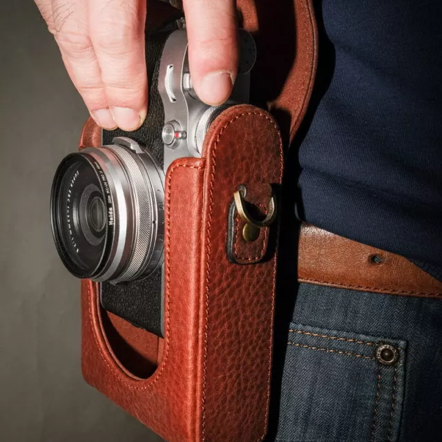 Handmade Genuine Leather Full Camera Cases Bags Suitable For Fujifilm XE4 X100V