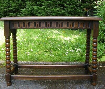 ANTIQUE GOTHIC OAK CARVED WINDOW HALL SEAT SETTLE BENCH STOOL TABLE 19th CENTURY 2