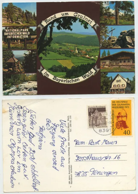47814 - Rund um Grainet, Bayer. Wald - Ansichtskarte, gelaufen 2.10.1981