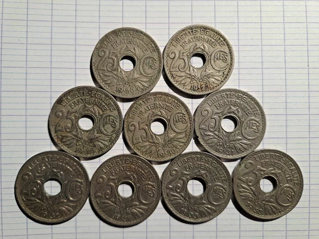 25 CENTIMES DE Francs - 1920 à 1933 - 3ème République - RF - Pièce de