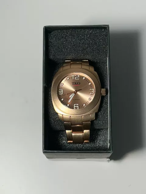 TKO ORLOGI Women's TK620RG Rose Gold Aluminum Bracelet Watch