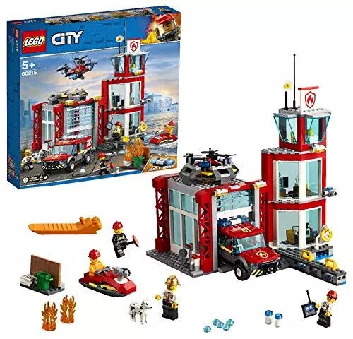 LEGO Ciudad 60215 Estación de Bomberos Juguete de Bloques De Japón Nuevo ny7 #