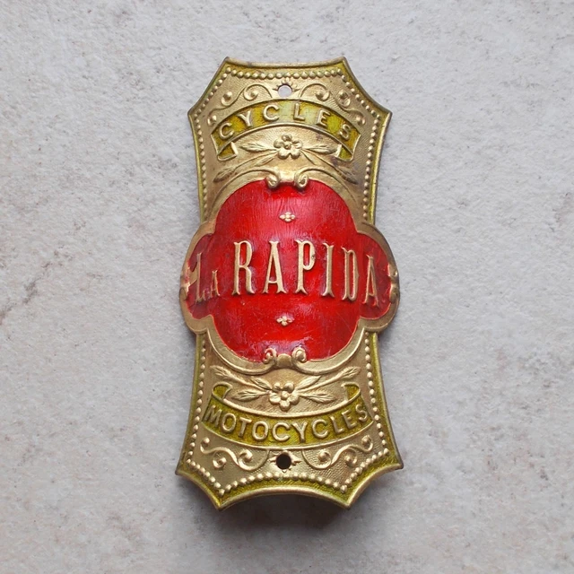 Plaque De Vélo/moto Ancienne ORIGAN – Objet De Collection Vintage, Vendu En L’état !
