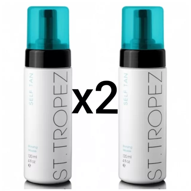 2 x St Tropez Bronzing Mousse 120ml Pump Packs Self Fake Tan Aus Seller