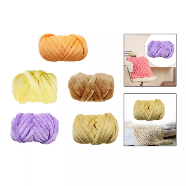 0.55lbs Chunky Yarn Hand Knit Yarn Super Bulky Yarn for Pet Bed and Bed  Fence Crocheting Arm Knitting Blanket Mat Braided Knot - AliExpress