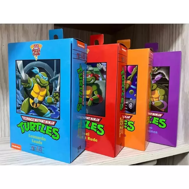 Neca Teenage Mutant Ninja Turtles TMNT Pizza Club Action Figures