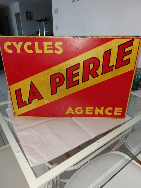 Vintage Cycle PLAQUE Alliage Vélo Publicitaire ERIOL 3,5 cm X 6 cm 1900