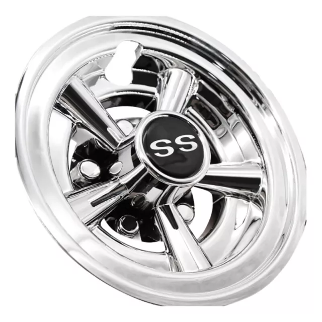 1Pcs 8Inch Cart Wheel Covers, 5 Spoke Hub for Carts for Club Car, EZP9