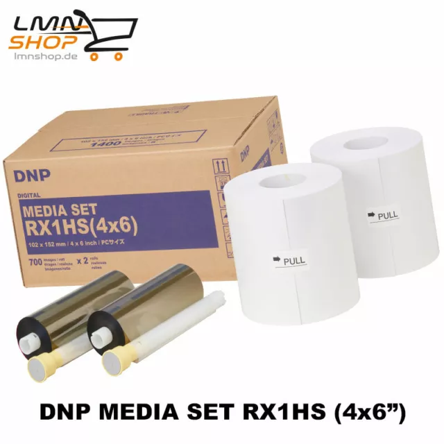 DNP Mediaset RX-1HS Drucker 10x15cm (4x6inch) 1400 Bilder