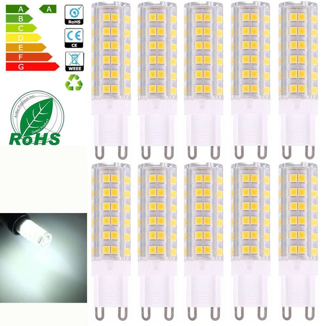 10x G9 LED 10W Birne 2835SMD führte Energiesparlampen Super Bright 220V Kaltweiß
