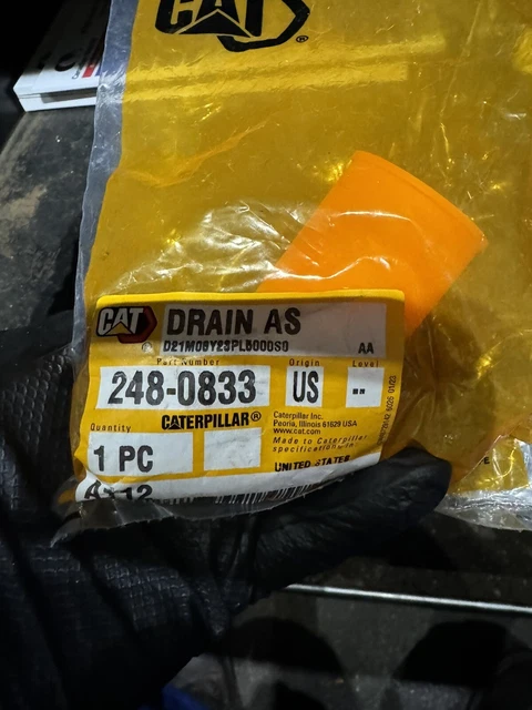 CATERPILLAR DRAIN PLUG 248-0833 1-5/16