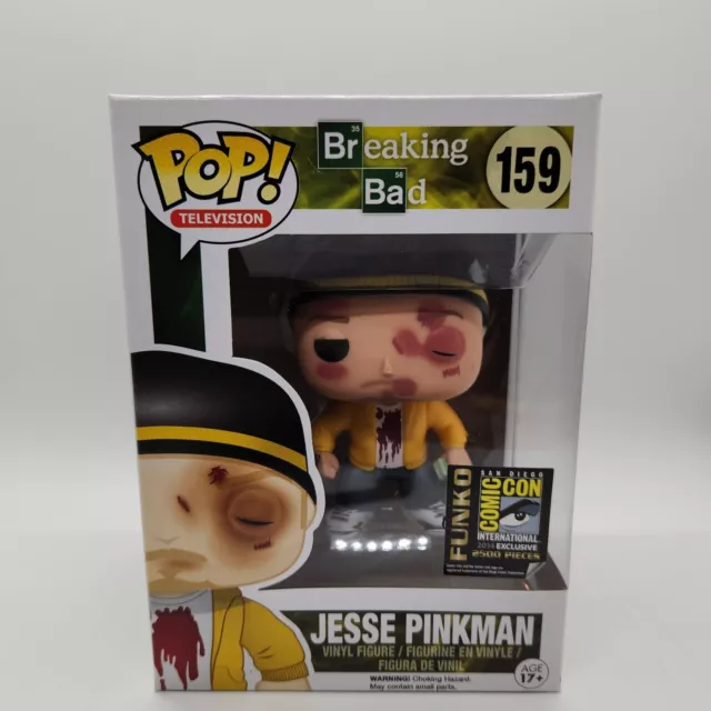 Funko POP! Beat Up Jesse Pinkman #159 2014 SDCC EXCLUSIVE - AUTHENTIC GRAIL -