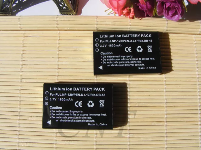 2x 3.7v Li-ion Battery for YAESU Y82Li FNB-82Li VX-2 VX-2E VX-2R VX-3R VX-3E