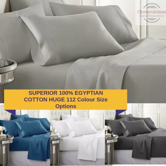 Ramesses 1500TC 100% Supreme Egyptian Cotton Sheet Set | Ramesses Sheets MQ MK