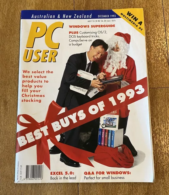 Australian PC User Magazine December 1993 Retro Vintage Personal Computer