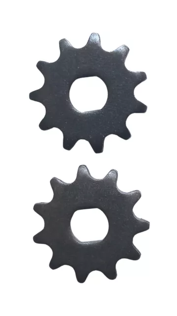 2 Pezzi Pignone 11 T8F Catena Denti Quad Atv Bici da Cross Pocket Bike Crossbike