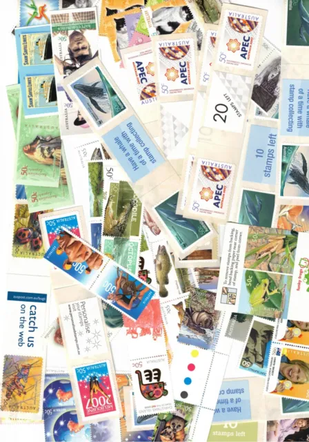 Postage stamps Australia 50c x 500 full gum free registered post, SAVE costs