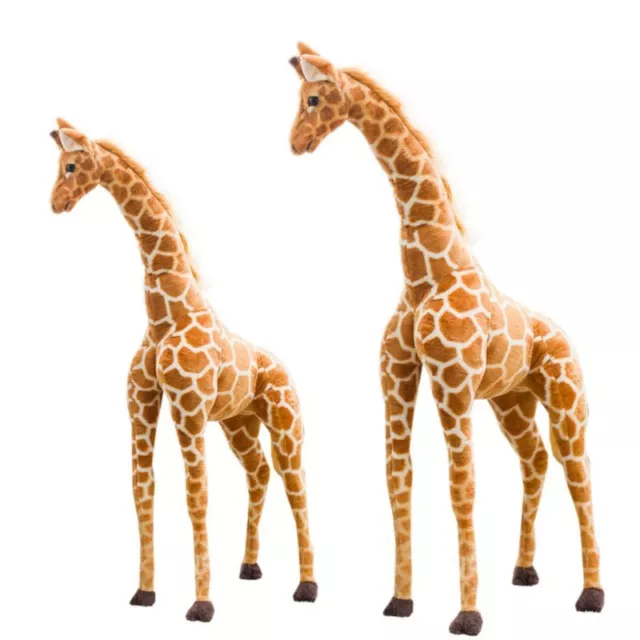 60/80cm Soft Plush Stuffed Giraffe Large Size Hug Pillow for Girls Boy Favor Set