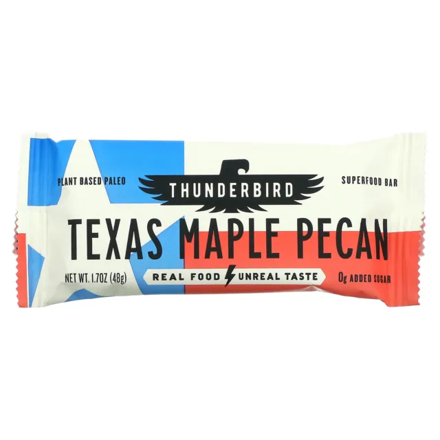 Superfood Bar, Texas Maple Pecan, 12 Bars, 1.7 oz (48 g) Each 3