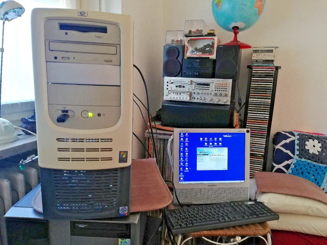 WINDOWS 98 SE Hp Vectra VL 420 Pentium 4 1900 Mhz Retrogames Seriale ...