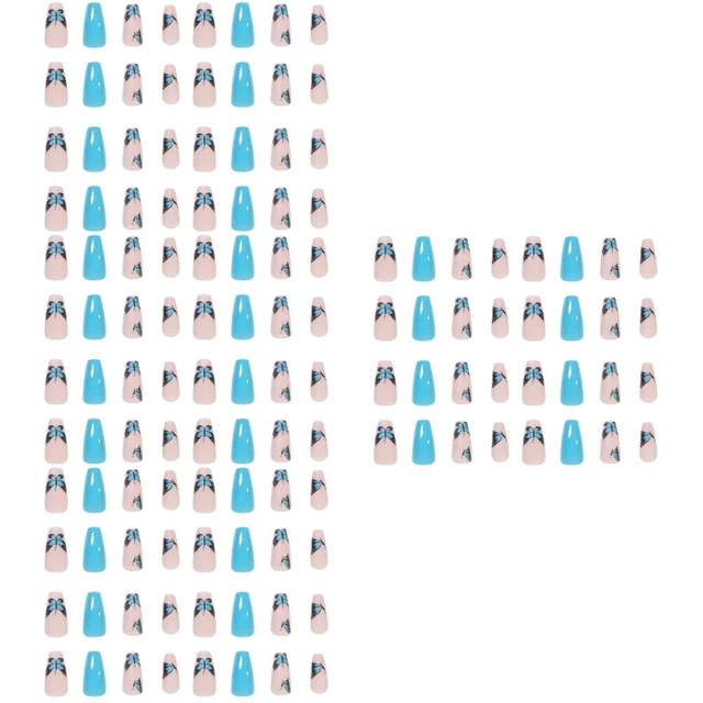 192 piezas uñas falsas puntas desmontables puntas falsas