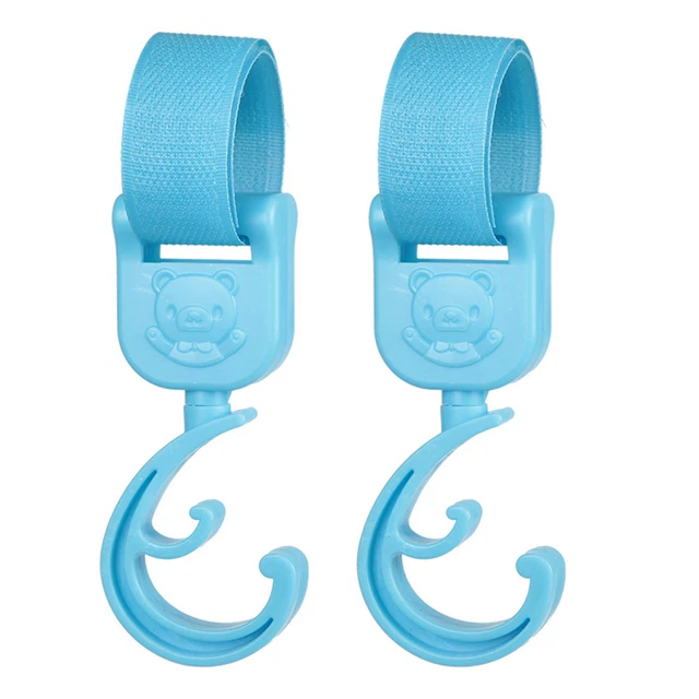 2 Stück Kinderwagen-clips Universell Drehbar Drehbar Cartoon-bär