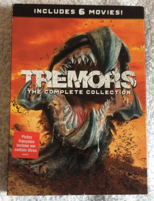 Tremors The Complete Collection DVD - Includes 6 Movies - 4 Disc's