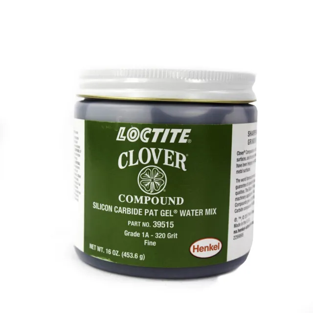 Loctite Clover 233102 1 Lb Jar Silicon Carbide Gel Water Mix Gray