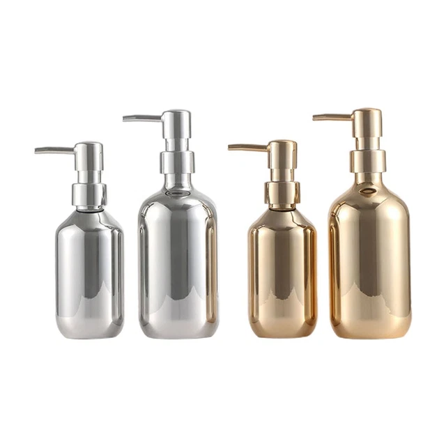 Cuerpo de botella dispensador de jabón 500 ml muestras cosméticas gran capacidad empuje PET
