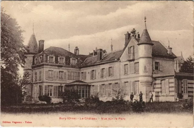 CPA BURY - Le Chateau - Vue sur le parc (130277)