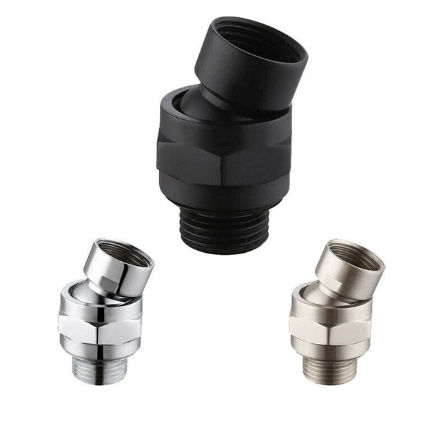 1Pcs Doccia Head-Connector Girevole Adattatore Acqua Flusso Snodo Sferico Nuovo