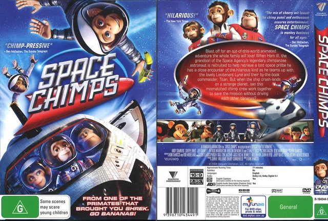 742A NEW SEALED DVD Region SPACE CHIMPS $9.90 - PicClick AU