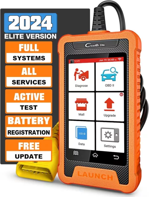 LAUNCH Elite for TOYOTA OBD2 Code Reader Full System Car Diagnostic Scanner Tool