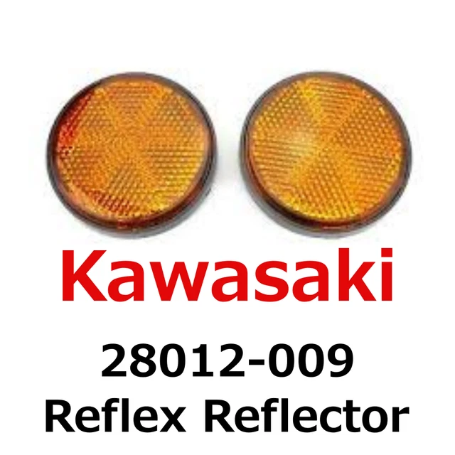 【NEW】Kawasaki Genuine Reflex Reflector (Set of 2) 28012-009 Direct From Japan