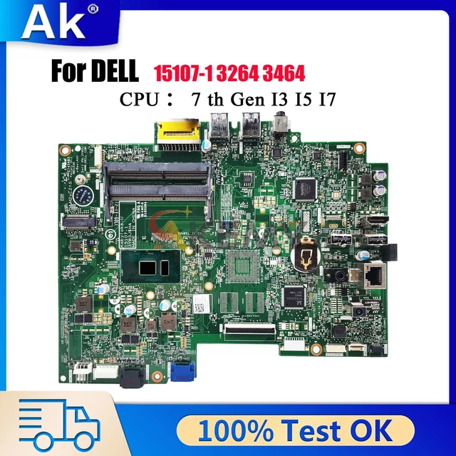 FOR DELL AIO Inspiron 3064 3264 3464 Notebook Motherboard 15107-1
