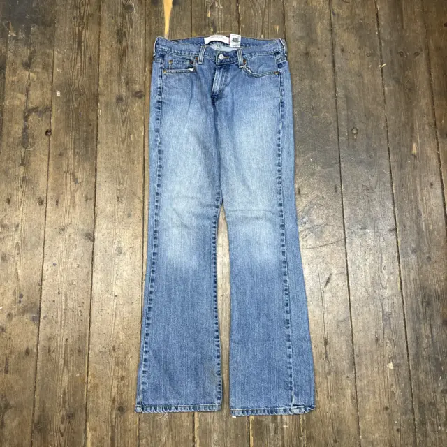 Levis Jeans 90s Paper Tag Denim USA Vintage Trousers, Washed Blue, Mens 32”