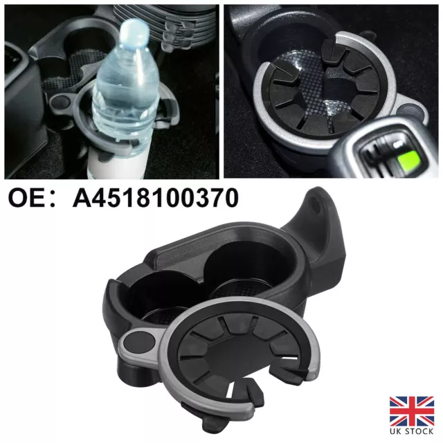 Car Center Console Cup Bottle Holder For Benz Smart Fortwo 451 A4518100370 New