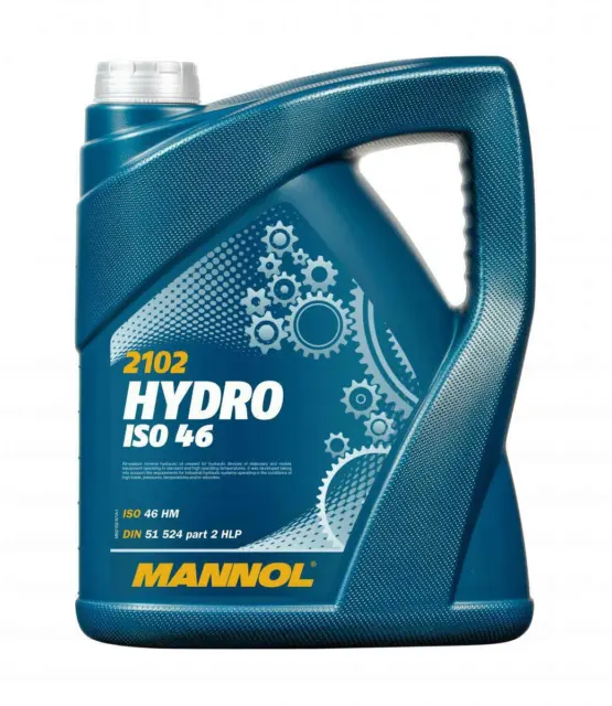 5L Mannol Hydrauliköl Hydro ÖL ISO 46 HLP 46 Schmierstoff VDMA 24318 DIN51524/2
