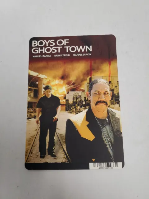 Boys Of Ghost Town  BLOCKBUSTER SHELF DISPLAY DVD BACKER CARD ONLY 5.5"X8"