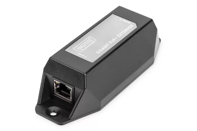 Gigabit Ethernet PoE+ Extender, 802.3at 1-port, Power Pins:3/6(+), 1 (US IMPORT)