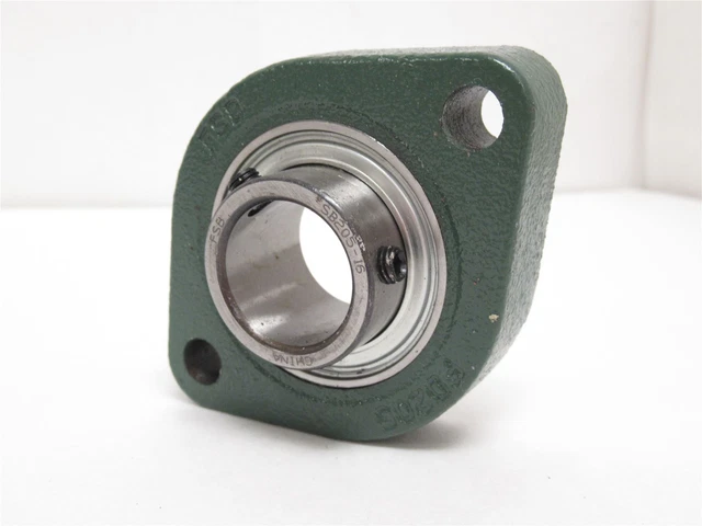 226091 New-No Box; MFG- AELFD205-100 Flange Bearing; 1"ID; 2-Bolt Mount