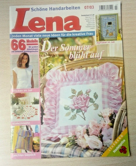 Lena  Heft 7/ 2003 schöne Handarbeiten / sticken, häkeln, hardanger, stricken