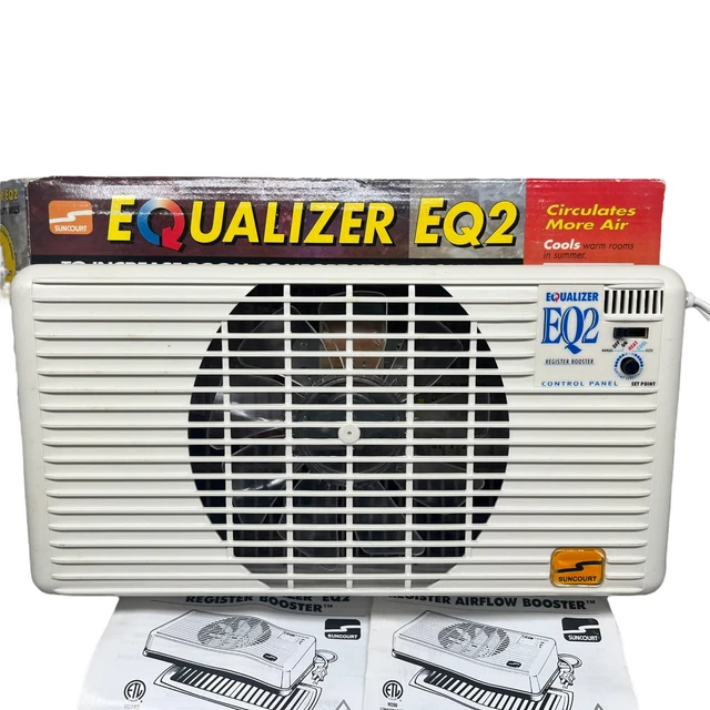 SUNCOURT EQUALIZER EQ2 Register Booster Cool Air Circulator HC300 39.
