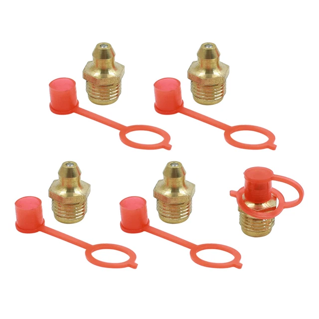 Kit De 5 Raccords De Graissage à 45° En Laiton - Dimensions M6 M8 M10 - Marque Uxcell - Neuf