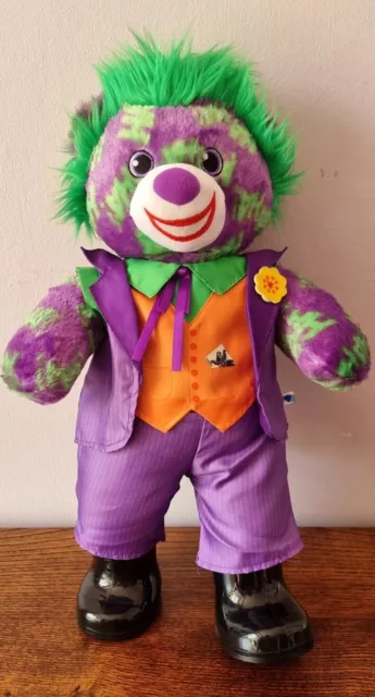 Build-A-Bear Workshop Joker 18" Soft Plush Toy Teddy