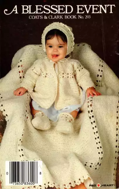 BABY Crochet PATTERNS Knit BUNTING Cardigan JUMPSUIT Pants HAT Sweater AFGHAN